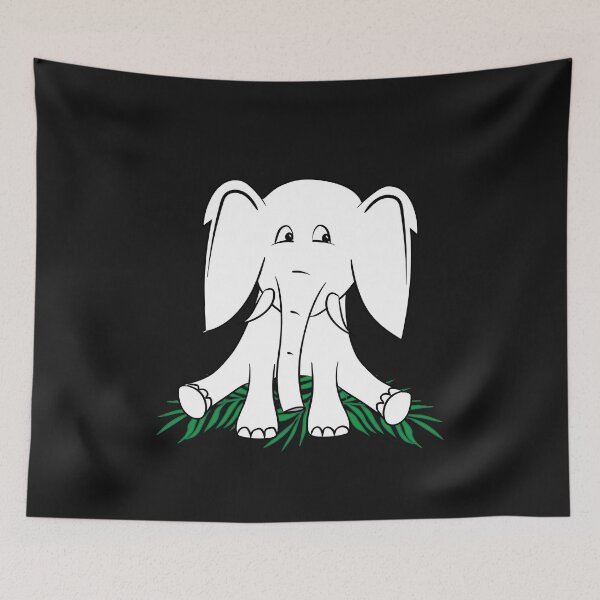 Item preview, White Elephant Exchange Elephant Illustration designed and sold by whyitsme.