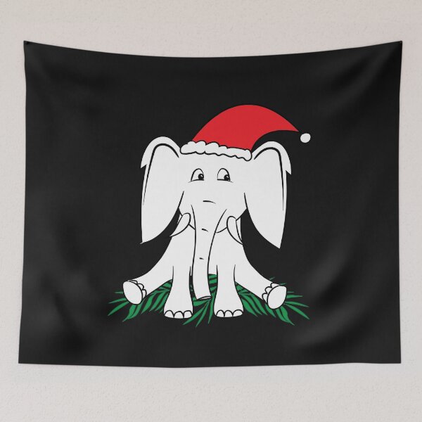 Item preview, Christmas White Elephant Exchange Elephant Illustration designed and sold by whyitsme.