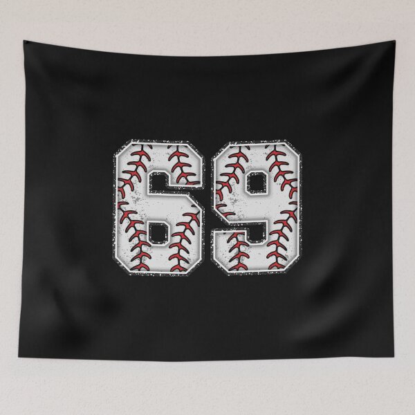 Item preview, baseball number 69 designed and sold by creativechaster.