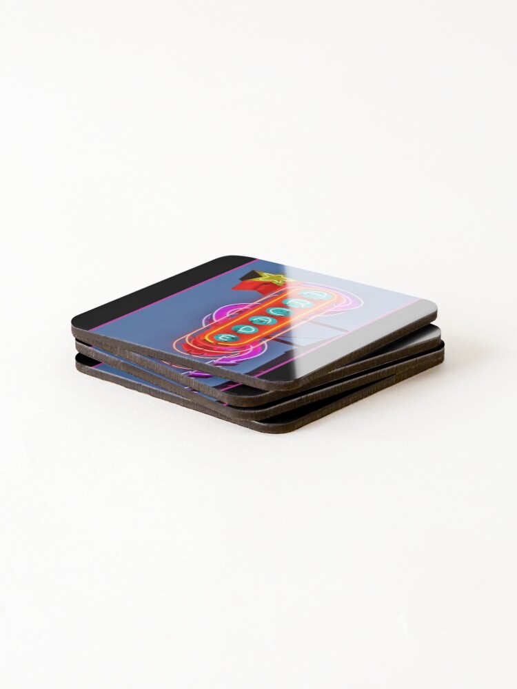 Thumbnail 4 of 5, Coasters (Set of 4), Neon Arcade Sign designed and sold by RWCarpenter.