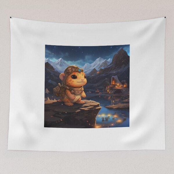 Item preview, Wise Amphibian Guides Kitten on Hike Through Winter Wonderland designed and sold by Shirtastically.