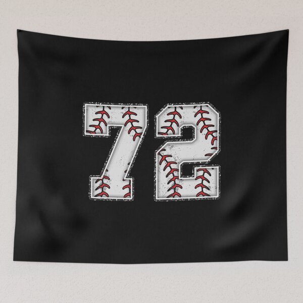 Item preview, baseball number 72 designed and sold by creativechaster.