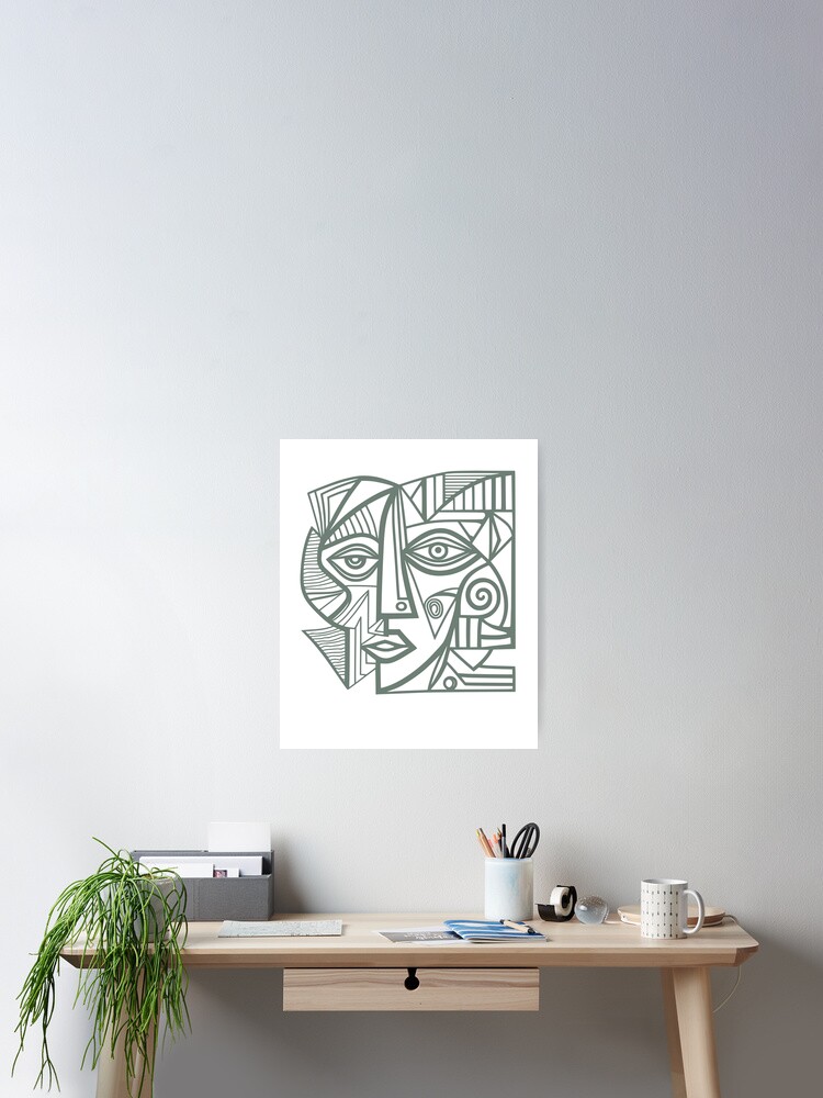 THE POSTER CLUB ポスター ABSTRACT Cubism Atelier Cph, Abstract Cubism - THE POSTER CLUB