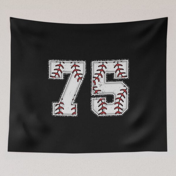 Item preview, baseball number 75 designed and sold by creativechaster.