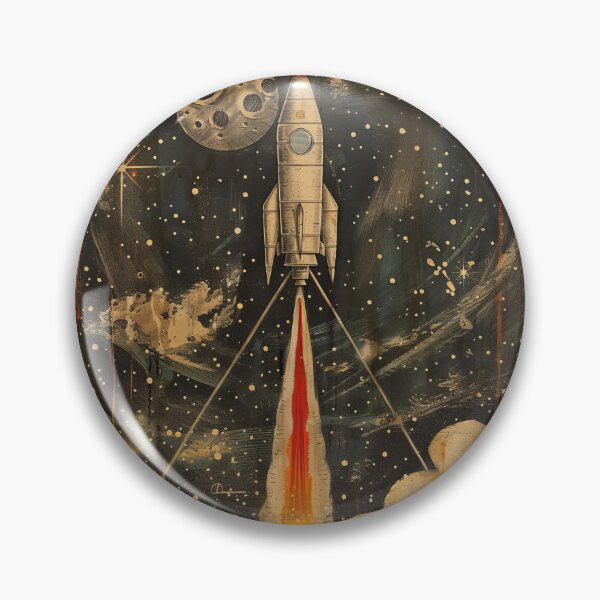 Item preview, Retro Rocketship designed and sold by Retro Type.