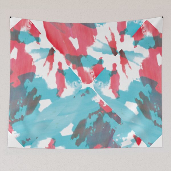 Item preview, Red, Teal & White Diamond designed and sold by PSCSCo.