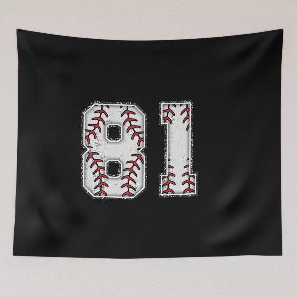 Item preview, baseball number 81 designed and sold by creativechaster.