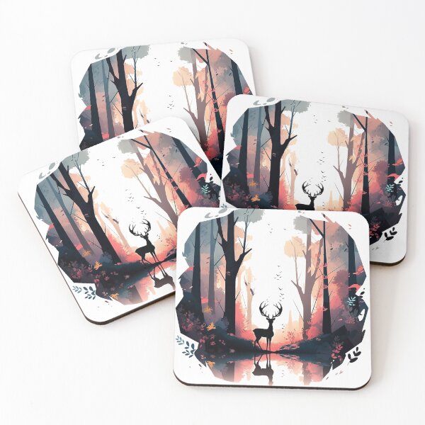 Item preview, deer in forest designed and sold by maniabx.