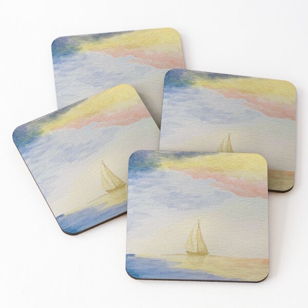 Aperçu de l'œuvre Sunset Sail créée et vendue par sleepingfoxshop.