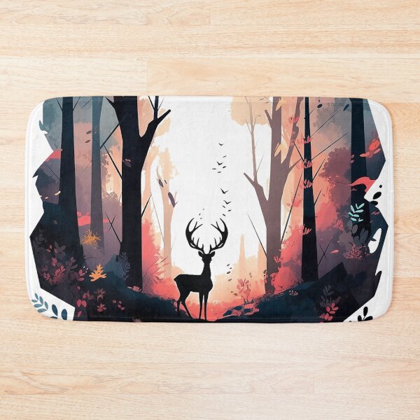 Item preview, deer in forest designed and sold by maniabx.