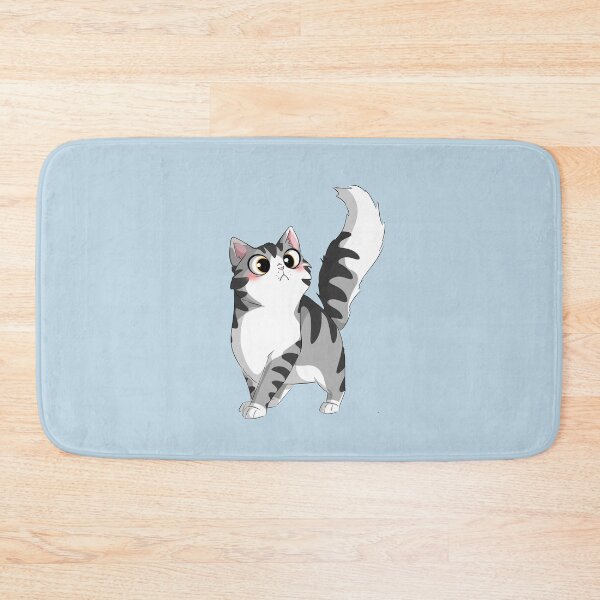 Item preview, Curious grey kitty designed and sold by Lovelylylyly.