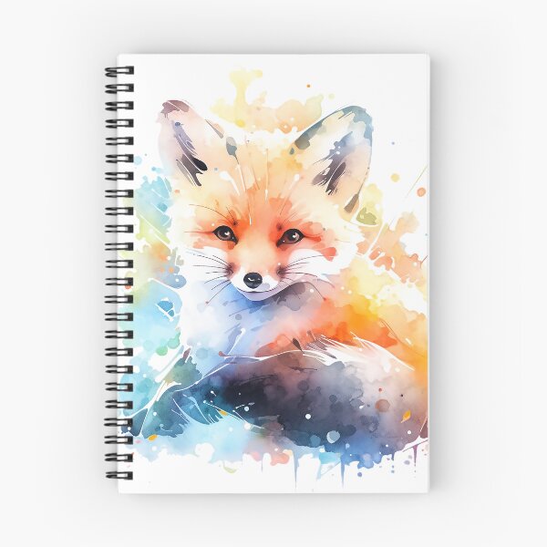 Item preview, fox watercolor  designed and sold by maniabx.