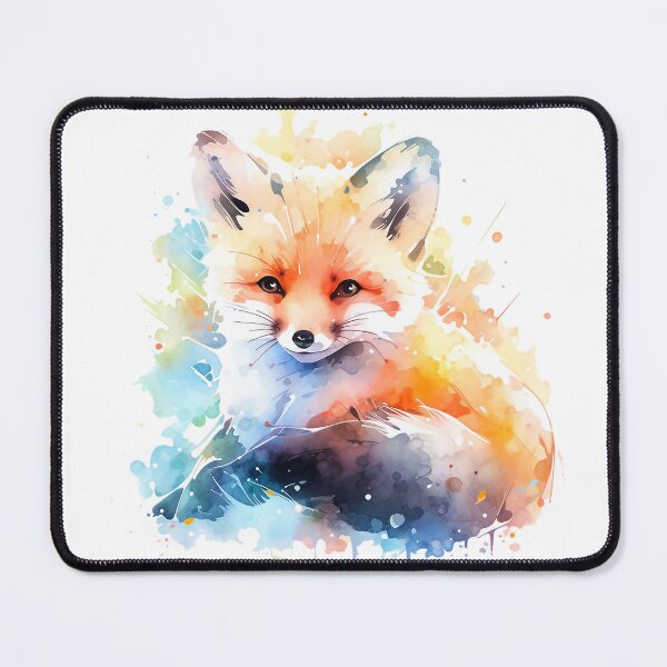 Item preview, fox watercolor  designed and sold by maniabx.