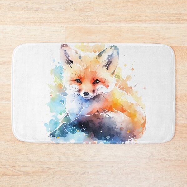 Item preview, fox watercolor  designed and sold by maniabx.