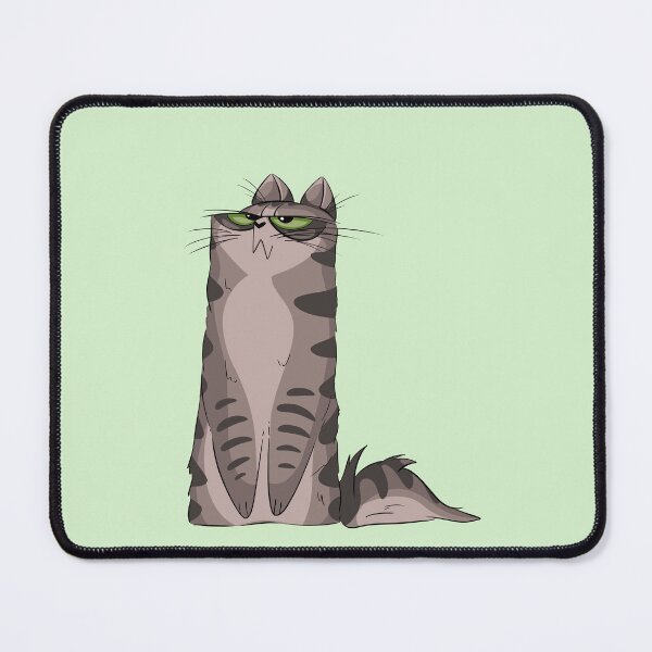 Item preview, Green Grumpy kitty designed and sold by Lovelylylyly.