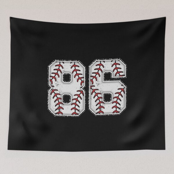 Item preview, baseball number 86 designed and sold by creativechaster.