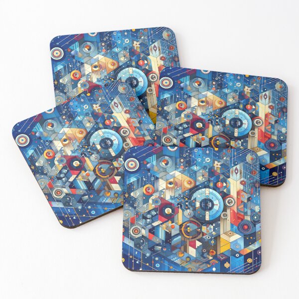 Item preview, Abstract Geometric Cosmos Tapestry designed and sold by PillowTalkyZone.