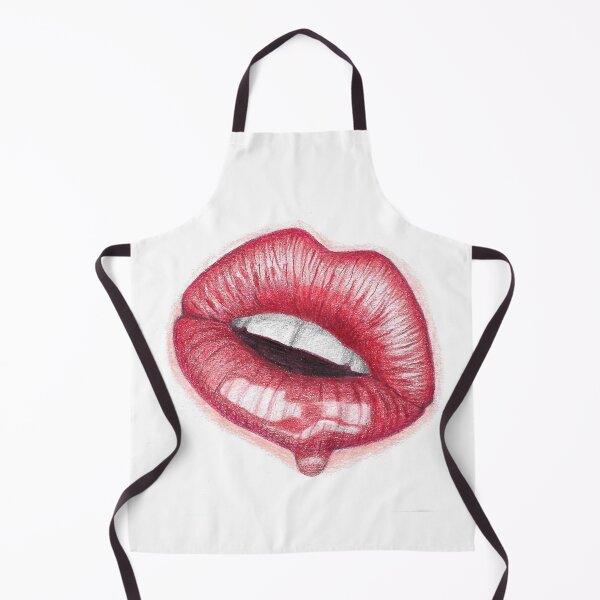Item preview, red lips designed and sold by Tereza Pilar Art.