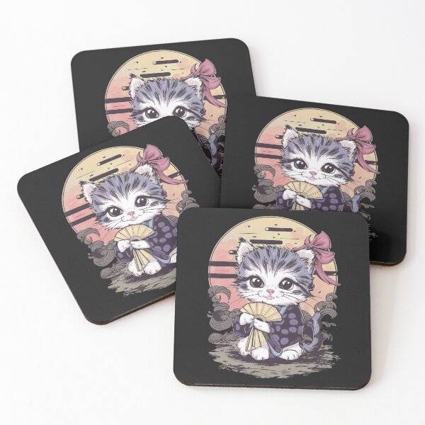 Item preview, Cat with fan designed and sold by Tajdi.