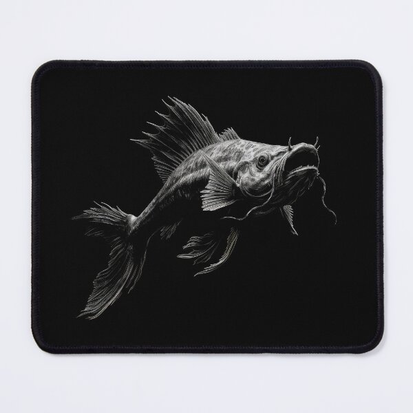 Item preview, Amazon tropical catfish on the hunt designed and sold by Ecmoprints.
