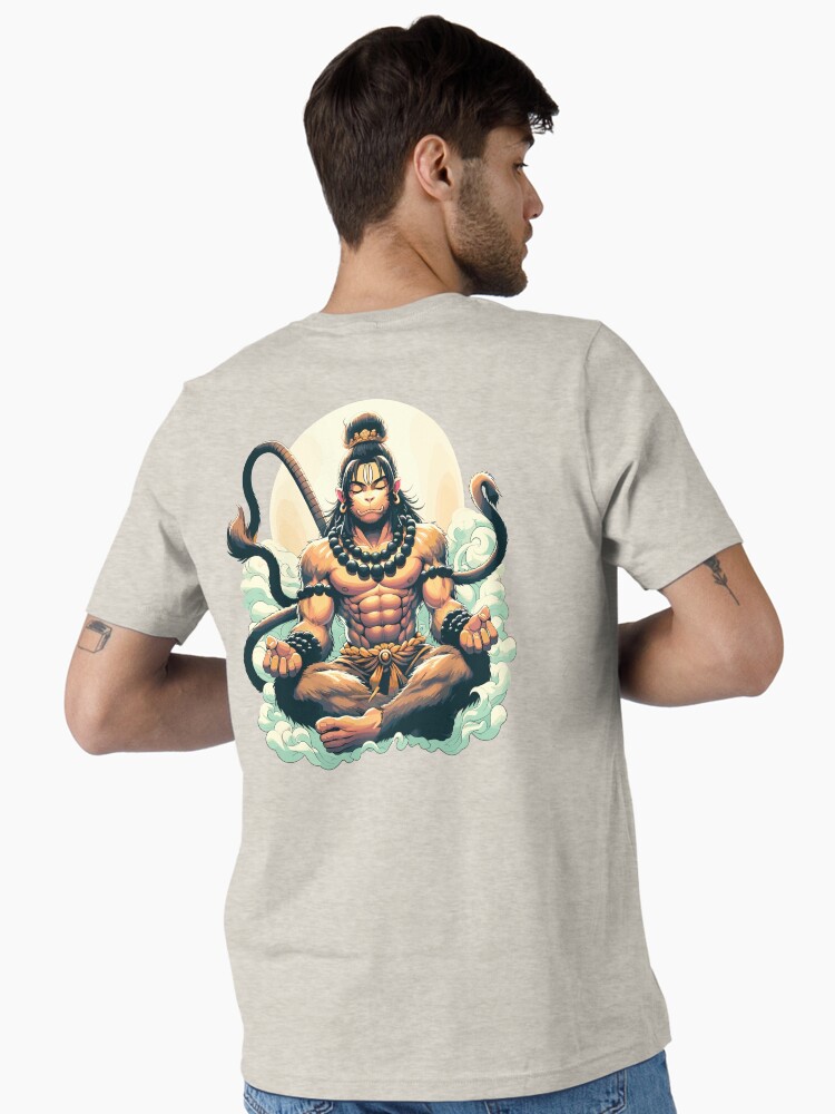 HANUMAN MEDITATING ANIME STYLE DRAWING