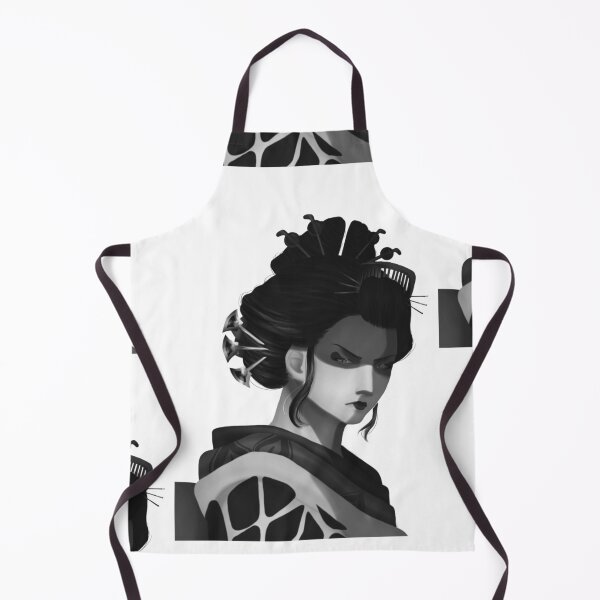 Item preview, Geisha w/o background - b&w designed and sold by Leeh-designs.