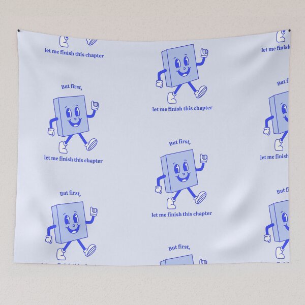 Item preview, But first, let me finish this chapter blue, v2  designed and sold by rizdrawings.