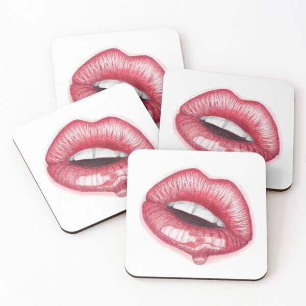 Item preview, red lips designed and sold by Tereza Pilar  Art.