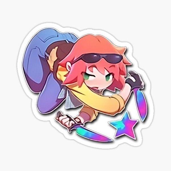 Artikel-Vorschau von Aufkleber | Kawaii T (Holo) CS2, designt und verkauft von WhereIsTheArt.