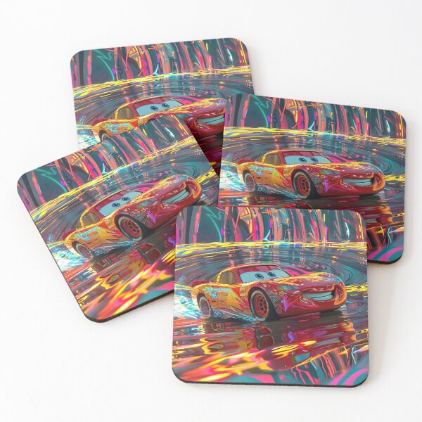 Item preview, Psychedelic Lightning McQueen designed and sold by OwnByCats.