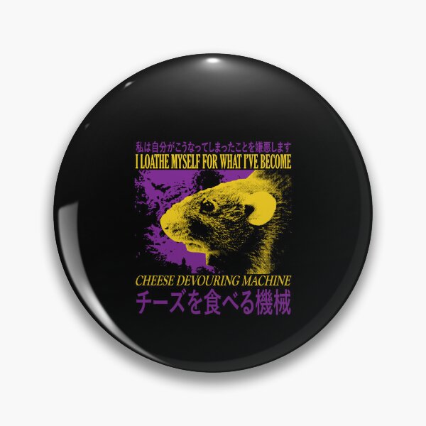 Item preview, Cheese Devouring Machine Rat designed and sold by VintageMedatsu.