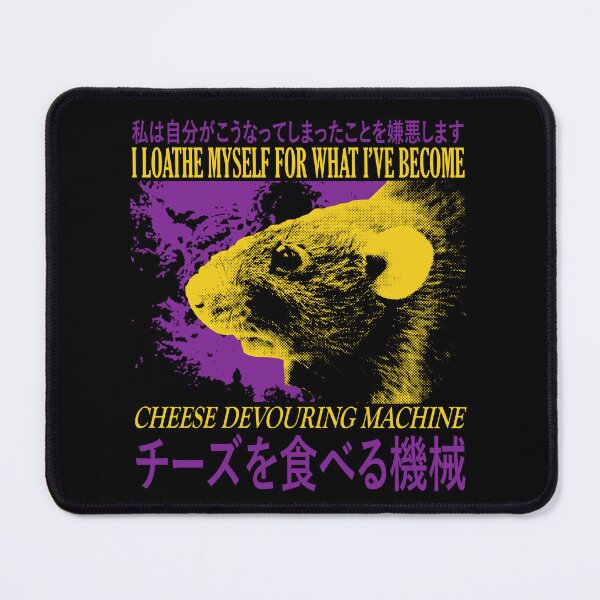 Item preview, Cheese Devouring Machine Rat designed and sold by VintageMedatsu.