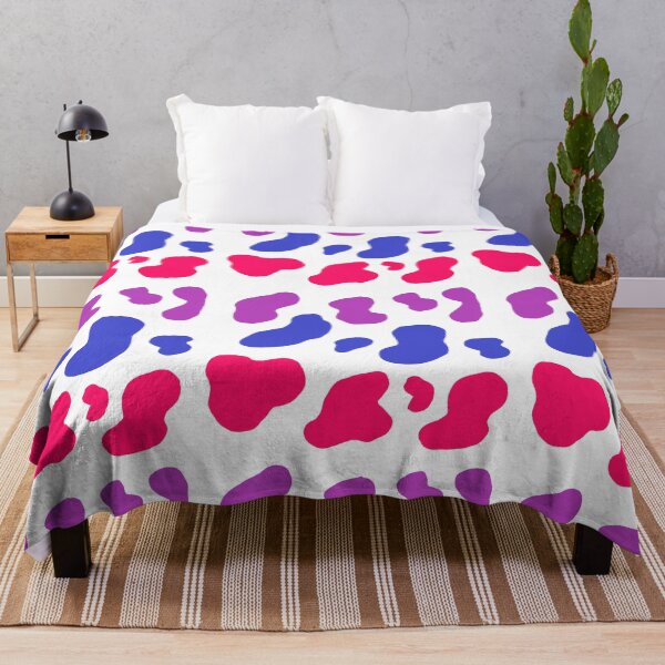 Item preview, Purple Blue Pink Cow Pattern designed and sold by awsomepatterns.