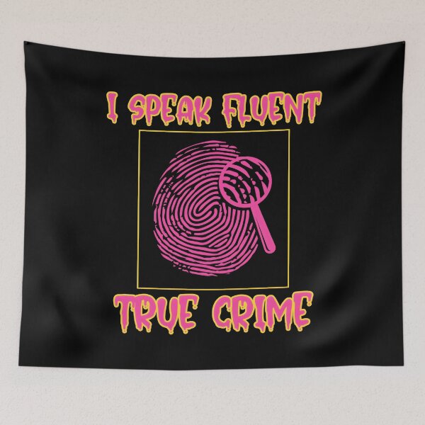 Item preview, Fluent in True Crime Fingerprint Detective. True crime lover. designed and sold by Unitepeople.