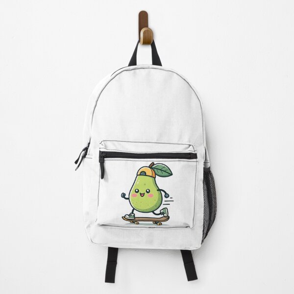 Item preview, Kawaii Pear With A Cap Skateboarding designed and sold by CanvasCutie.