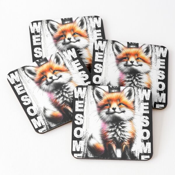 Item preview, Foxes Are Awesome I am Awesome Therefore I am A Fox designed and sold by Ninja-Cat-Corp.