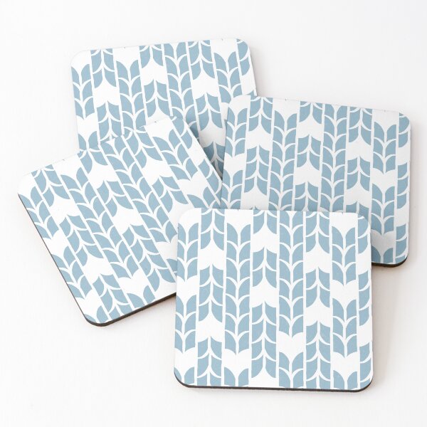Item preview, Tulip Deco Pattern - Sky + Snow designed and sold by Irene Estelle.