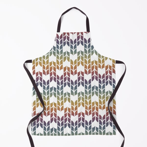 Item preview, Tulip Deco Pattern - Rainbow Sunset + Snow designed and sold by Irene Estelle.