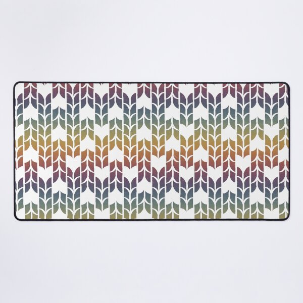Item preview, Tulip Deco Pattern - Rainbow Sunset + Snow designed and sold by Irene Estelle.