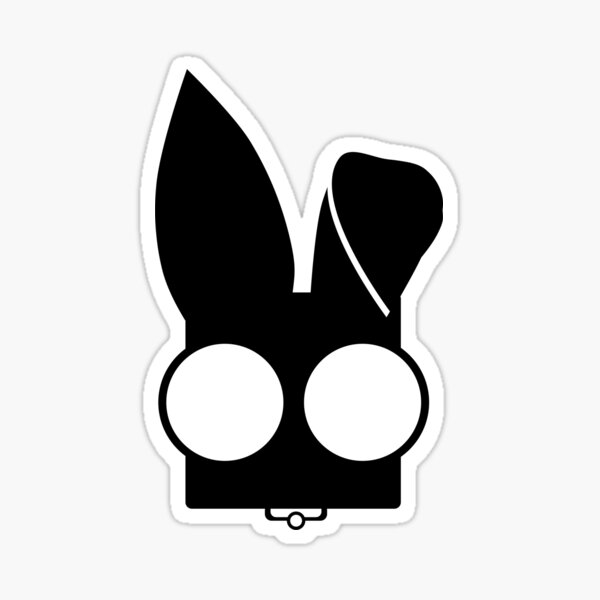 Bunny Robot cute and cool Sticker