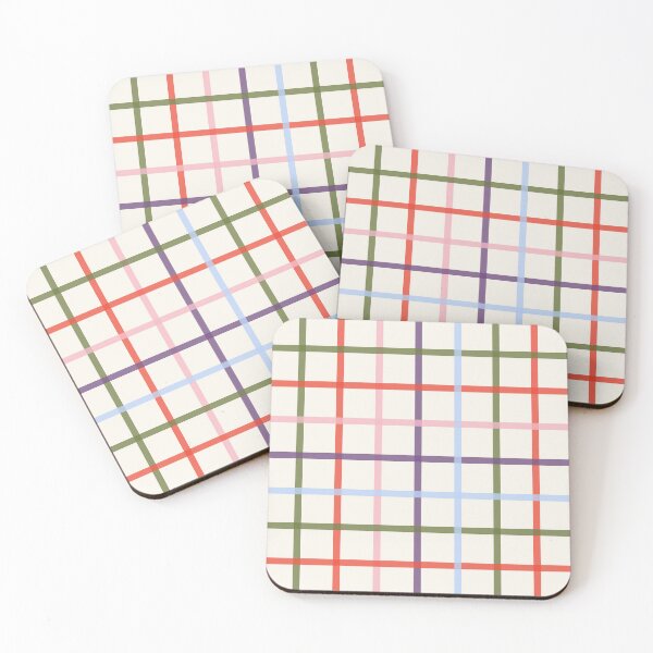 Item preview, Summer colorful gingham designed and sold by Illustrated by Nat.