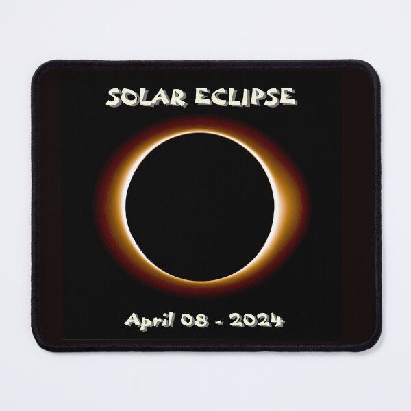 Item preview, Solar Eclipse : April 08 - 2024 Moon and Sun Print designed and sold by posterbobs.