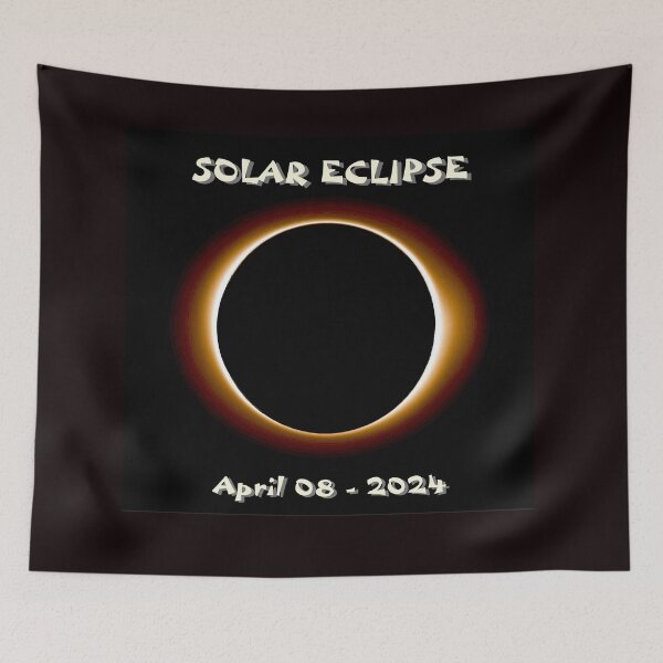 Item preview, Solar Eclipse : April 08 - 2024 Moon and Sun Print designed and sold by posterbobs.