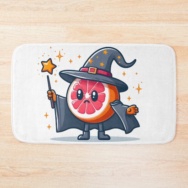 Item preview, Kawaii Grapefruit Wizard designed and sold by CanvasCutie.