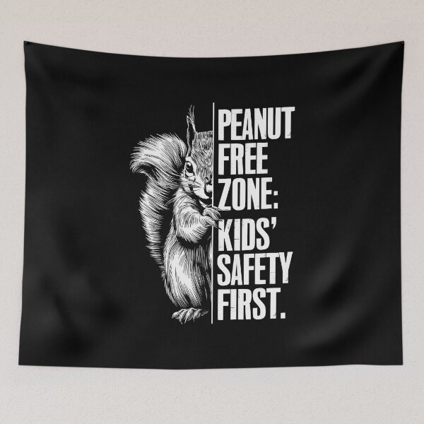 Item preview, Child Allergy Alert Squirrel Artwork designed and sold by VoyteksDesigns.