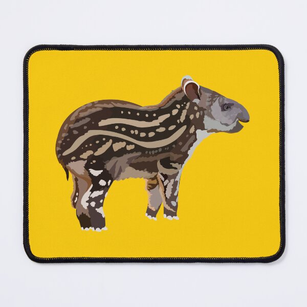 Item preview, S is for South American Tapir, South American Tapir Illustration – Wildlife Art for Nature and Animal Lovers designed and sold by PrettylittlepastelUk.