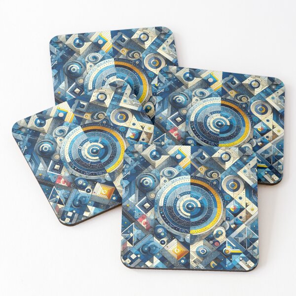 Item preview, Abstract Geometric Cosmos Tapestry designed and sold by PillowTalkyZone.