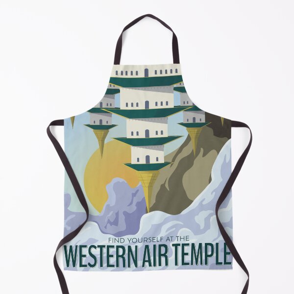 Item preview, Western Air Temple Travel Poster - Avatar the Last Airbender designed and sold by itsgoodjunk.
