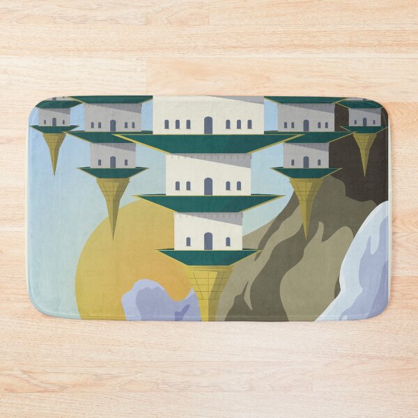 Item preview, Western Air Temple Travel Poster - Avatar the Last Airbender designed and sold by itsgoodjunk.
