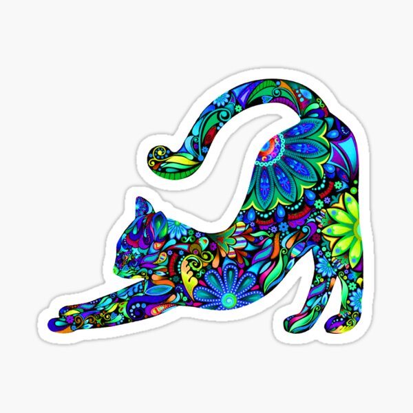 Artikel-Vorschau von psychedelische Katze, designt und verkauft von julieiluj.
